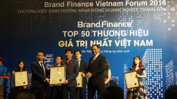 Vinacafé Biên Hoà có giá trị thương hiệu vô hình lớn nhất Việt Nam 2016